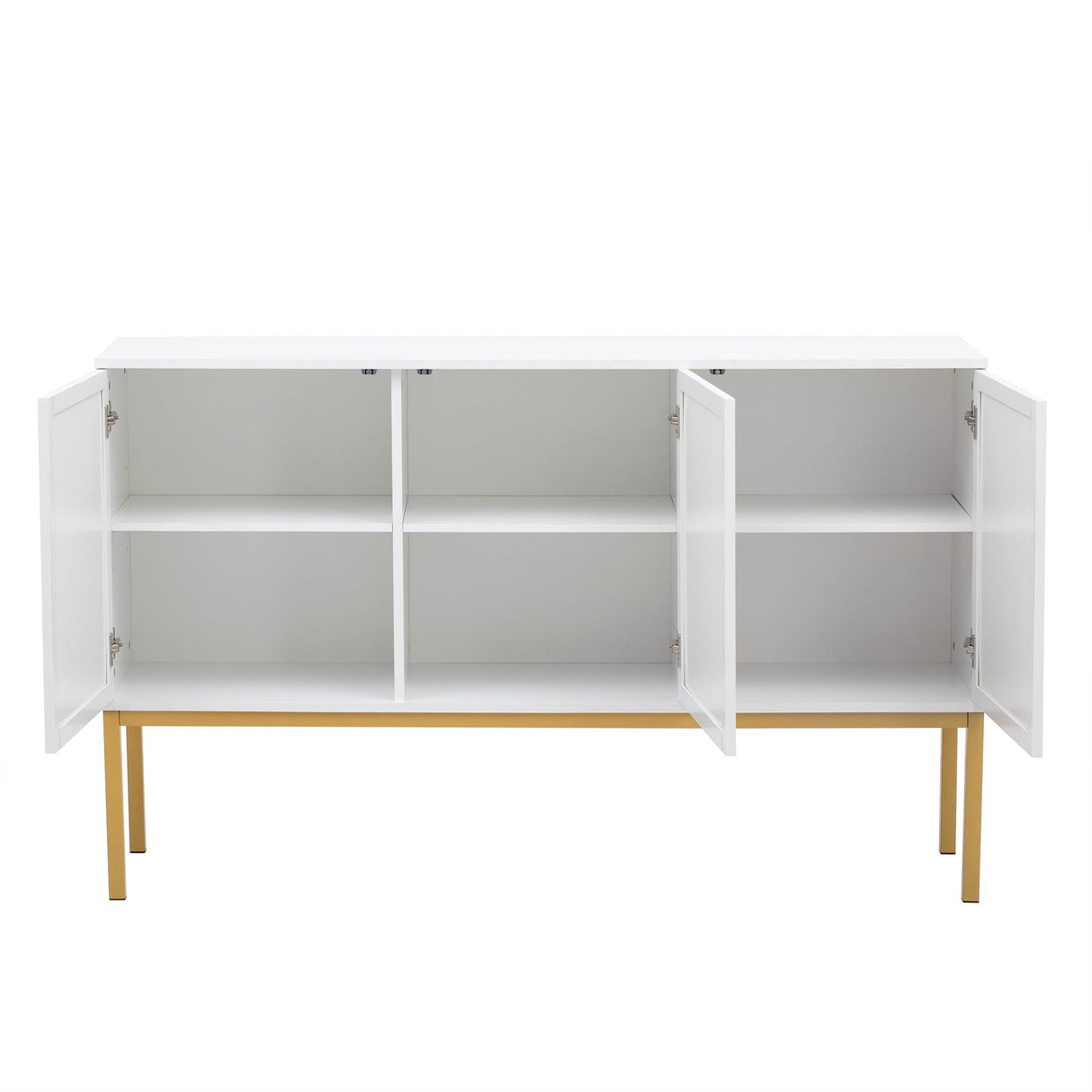 Myers Large Storage Space Sideboard with Artificial Rattan Door and Rebound Device - Buffets/Sideboards