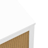 Myers Large Storage Space Sideboard with Artificial Rattan Door and Rebound Device - Buffets/Sideboards