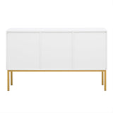 Myers Large Storage Space Sideboard with Artificial Rattan Door and Rebound Device - Buffets/Sideboards