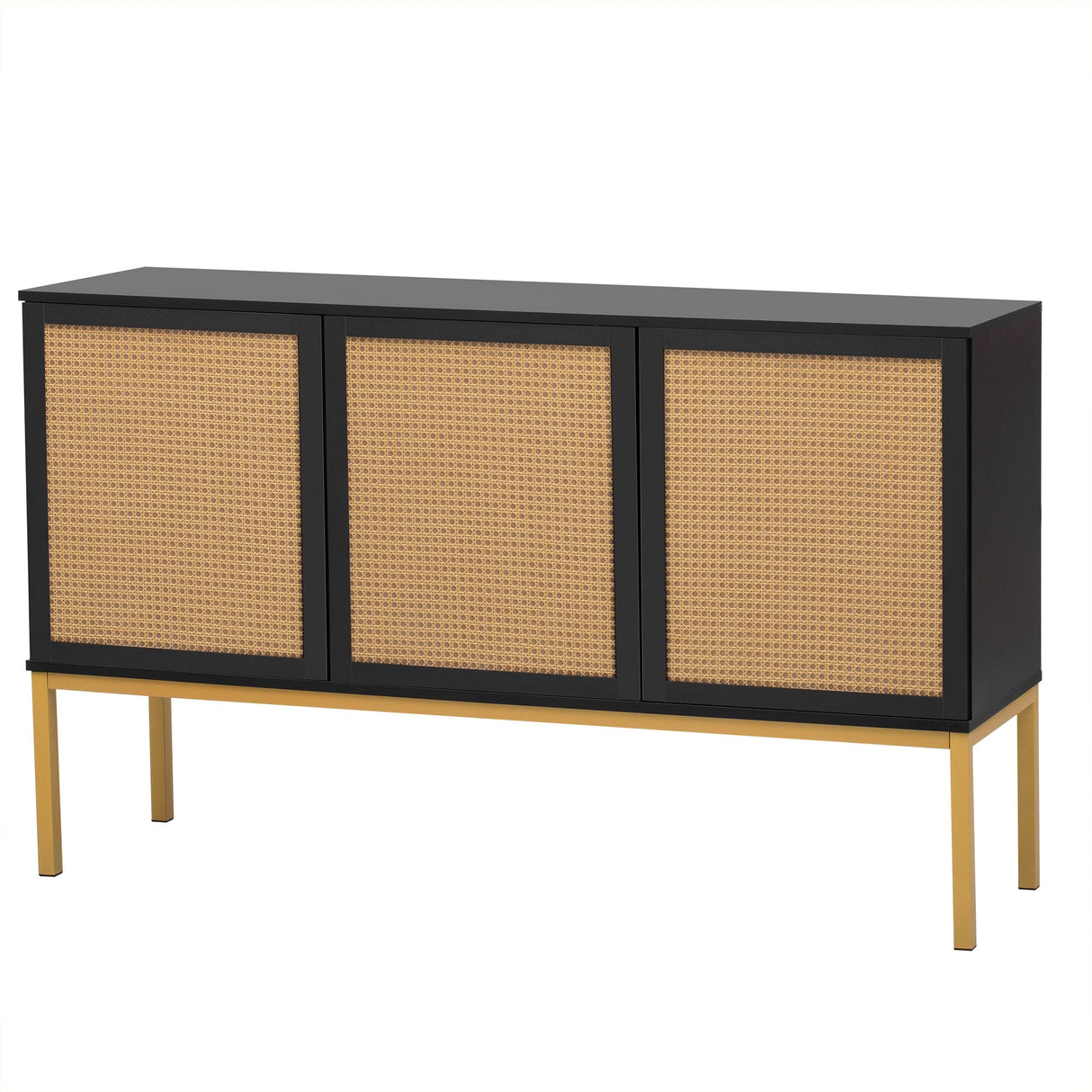 Myers Large Storage Space Sideboard with Artificial Rattan Door and Rebound Device - Buffets/Sideboards