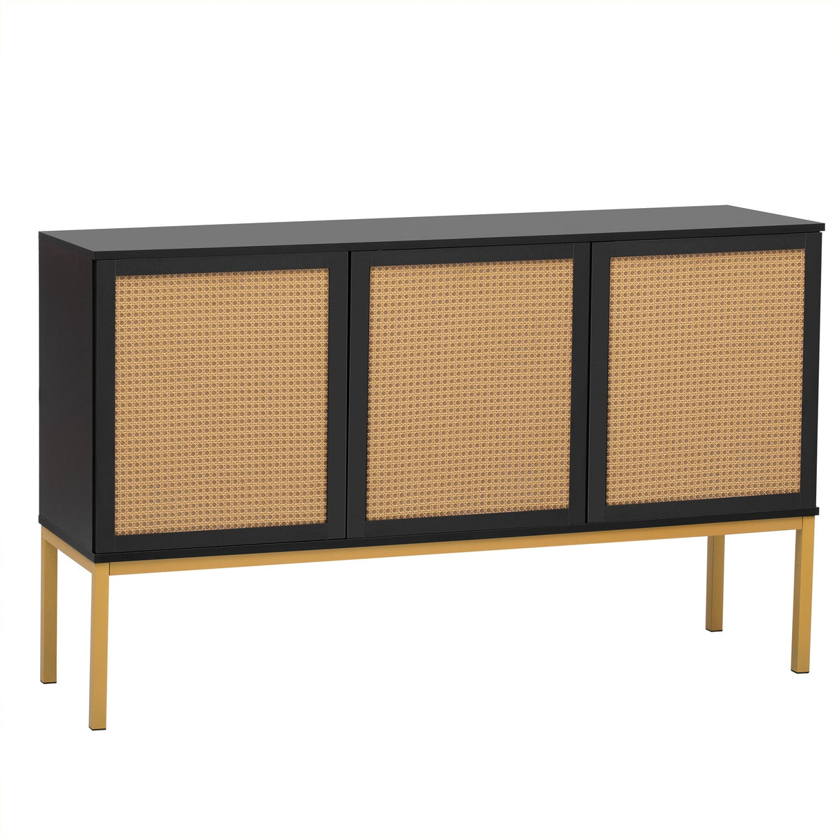 Myers Large Storage Space Sideboard with Artificial Rattan Door and Rebound Device - Buffets/Sideboards