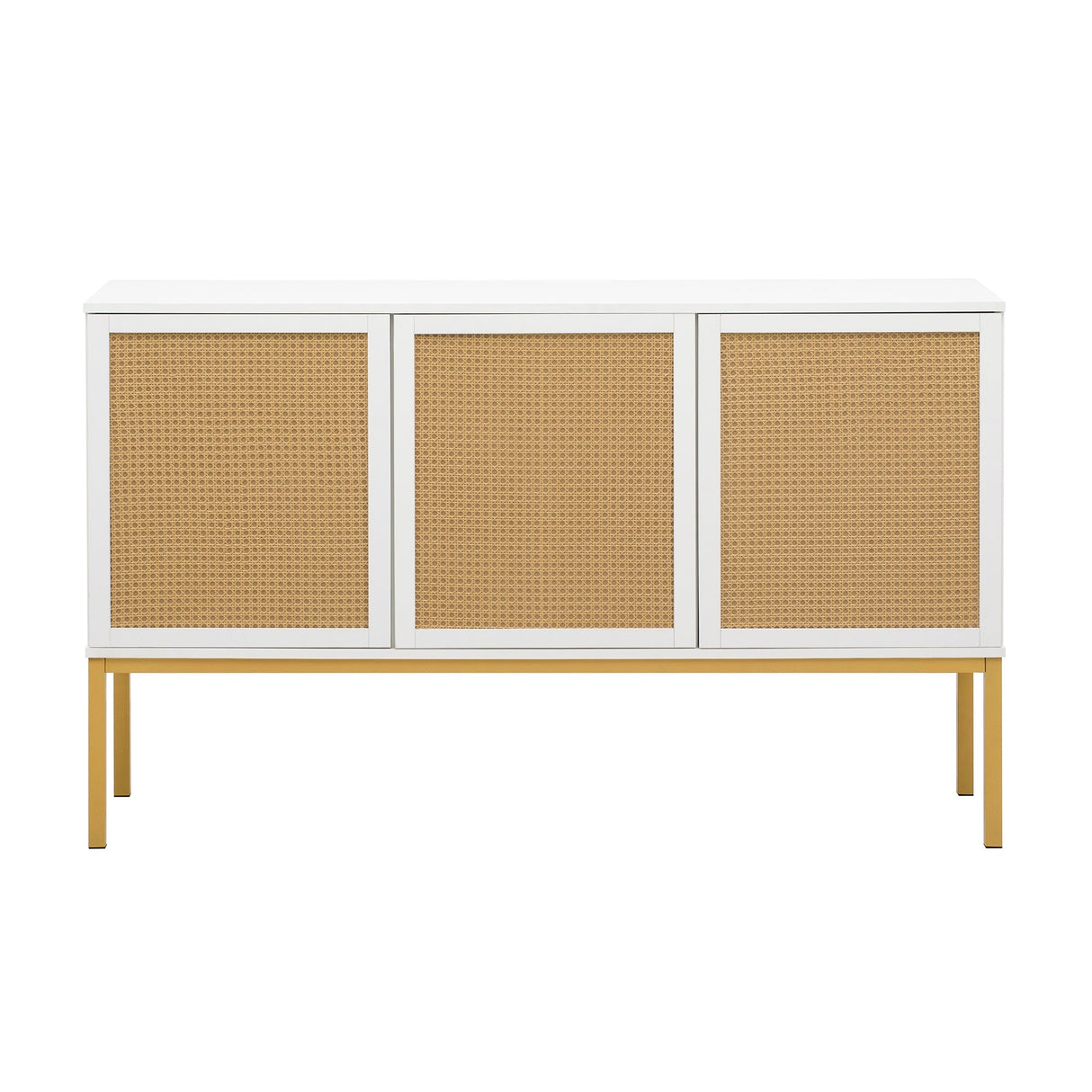Myers Large Storage Space Sideboard with Artificial Rattan Door and Rebound Device - Buffets/Sideboards