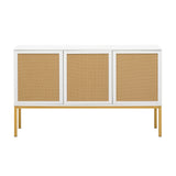 Myers Large Storage Space Sideboard with Artificial Rattan Door and Rebound Device - Buffets/Sideboards