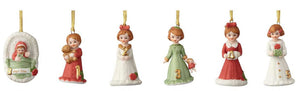 Growing Up Girl Ornament - Brunette Babies 1st