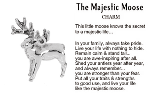 The Majestic Moose Charm