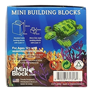 Mini Building Blocks - Green Sea Turtle