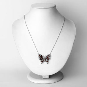 4.60 Carat Genuine Garnet .925 Sterling Silver Necklace