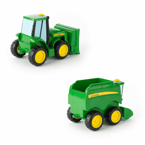 John Deere Farmin Friends 2 Toy Set - Johnny Tractor and Corey Combine