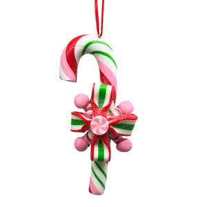 Candycane Treats Hanging Ornament - Multicolor Candy Cane