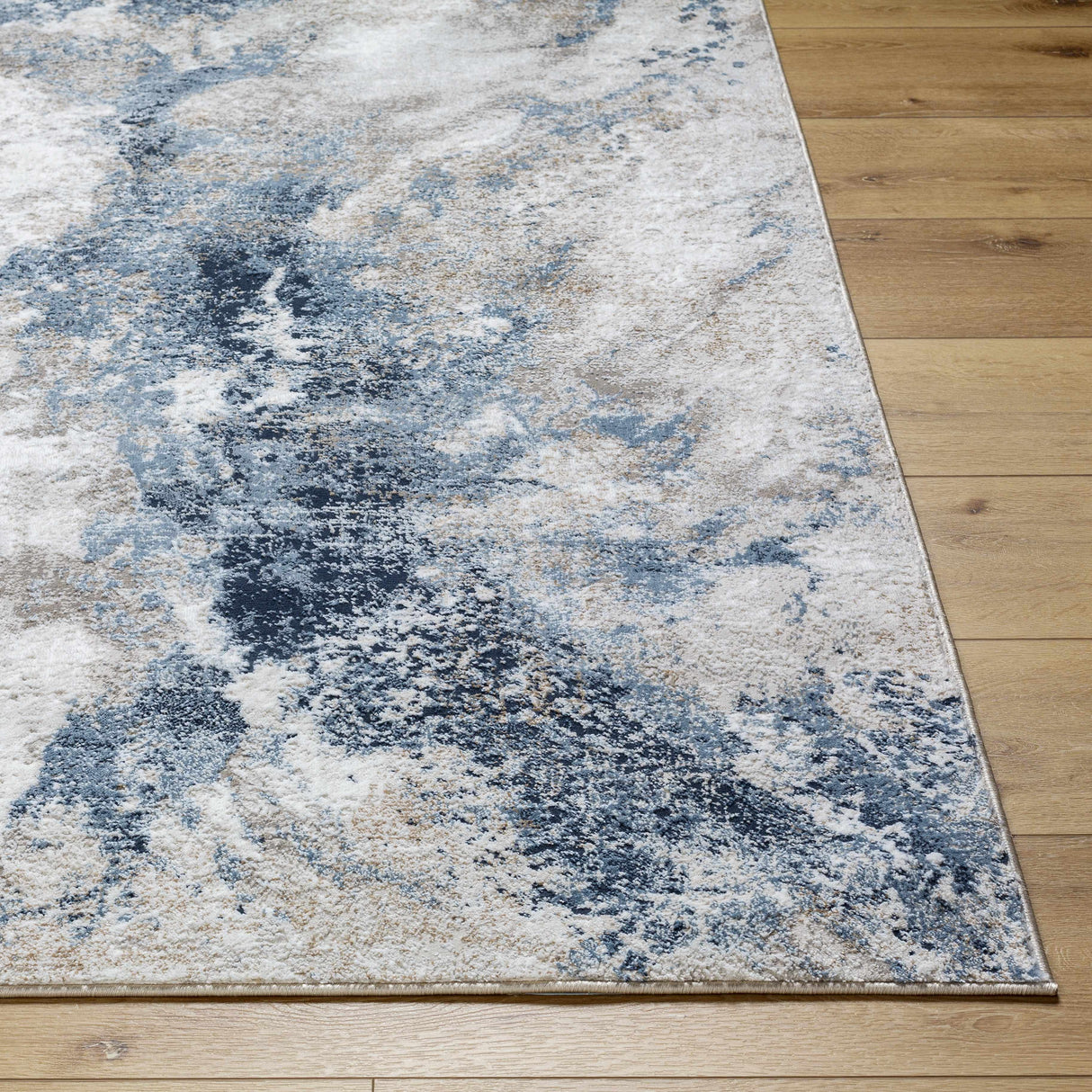 Napierville Blue Marble Rug