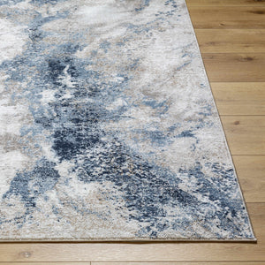 Napierville Blue Marble Rug