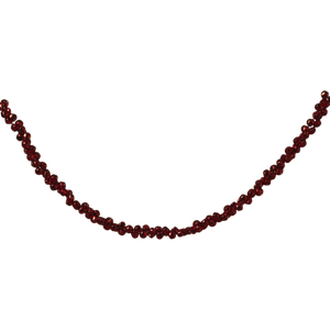 70 Inch Metal Jingle Bell Garland - Red