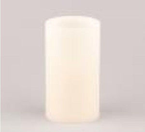LED Straight Edge Candle - Bisque 3X6