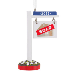 New Home Sold Sign 2025 Hallmark Ornament