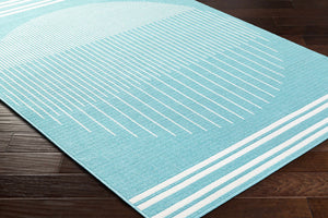Nabil Aqua Area Rug - Clearance