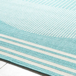 Nabil Aqua Area Rug - Clearance