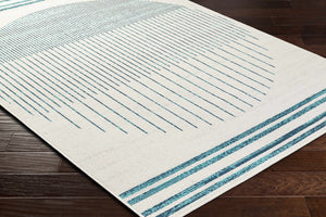 Nabil Slate Blue Area Rug - Clearance