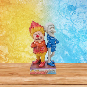 Heat Miser And Snow Miser Figurine - "Polar Opposites"