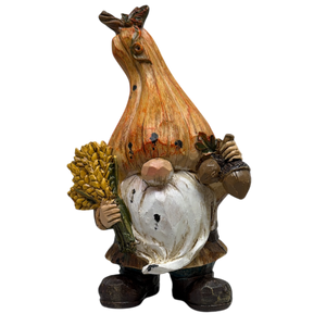 Harvest Abundance Gnome - Acorn and Corn