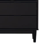 Nebulized Solid Wood Nightstand with 2 Drawers and Tray Top - Nightstands