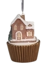 Lighted Gingerbread House Ornament - Cottage