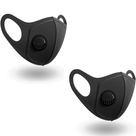 2-Pack-Black-Washable-Face-Mask-with-Breathing-Valve-