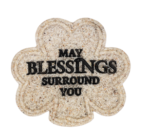 Shamrock Trinket Dish - May BLESSINGS Surround You