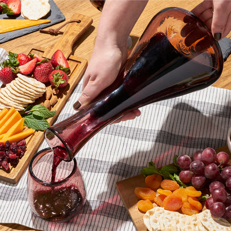 Rosado recycled wine decanter twine living