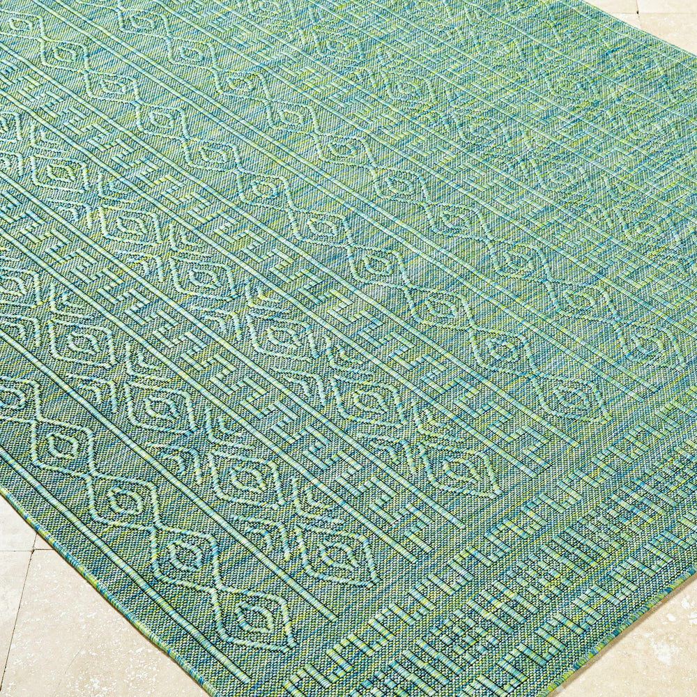 Nuela Green Area Rug - Clearance