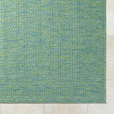 Nuela Green Area Rug - Clearance