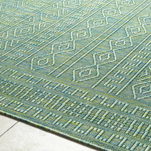 Nuela Green Area Rug - Clearance