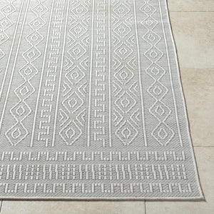 Nuela Light Gray Area Rug - Clearance