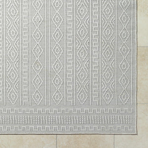 Nuela Light Gray Area Rug - Clearance