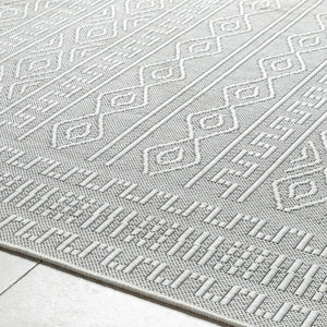 Nuela Light Gray Area Rug - Clearance