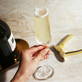 Reserve julien crystal champagne flute glasses viski®