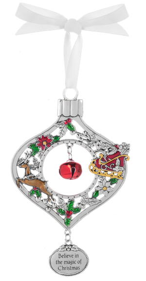 Jingle Bell Ornament - Believe In The Magic Of Christmas