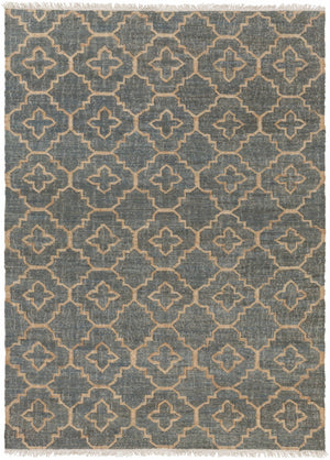 Niceville Handcrafted Fringed Jute Carpet - Clearance