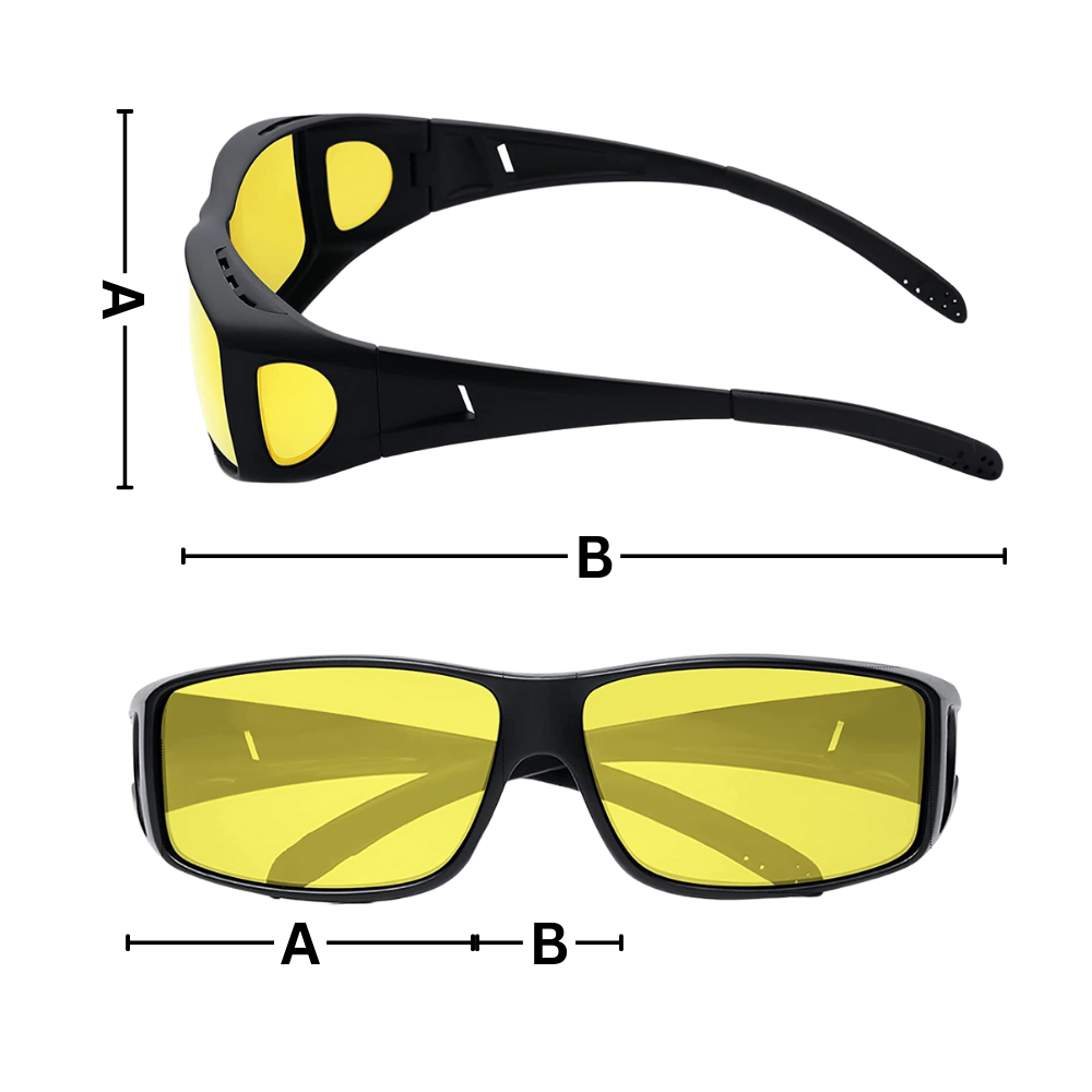 Polarized Night Driving Glasses – Anti Glare Night Vision Driving Eyewear