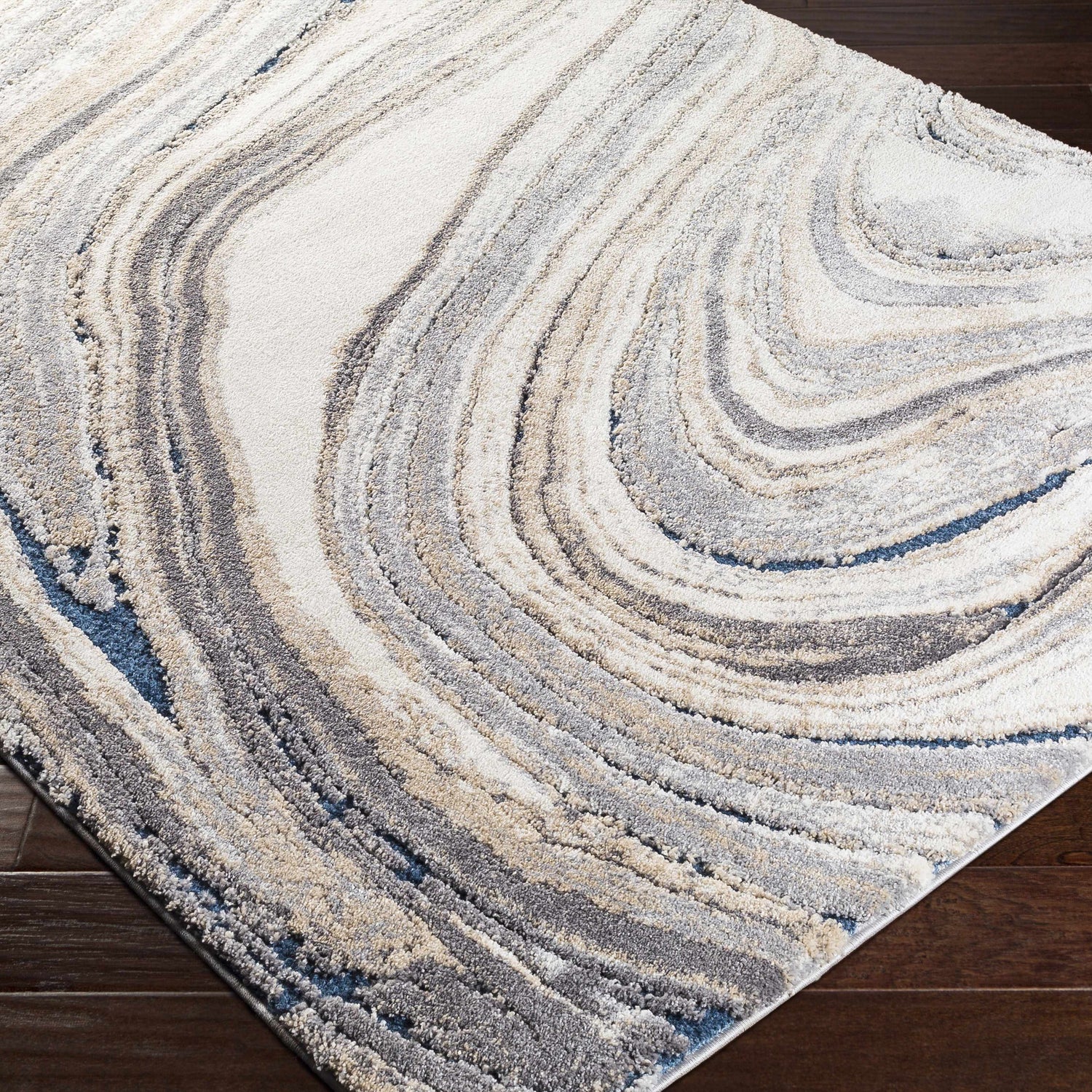 Nillumbik Gray Marble Design Rug