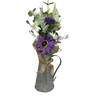 Daisy Flower in Metal Watering Can - 18" -