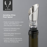 Harrison aerating pour spout in stainless steel viski®