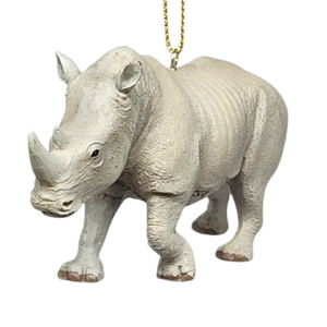Safari Animal Ornament - Rhino