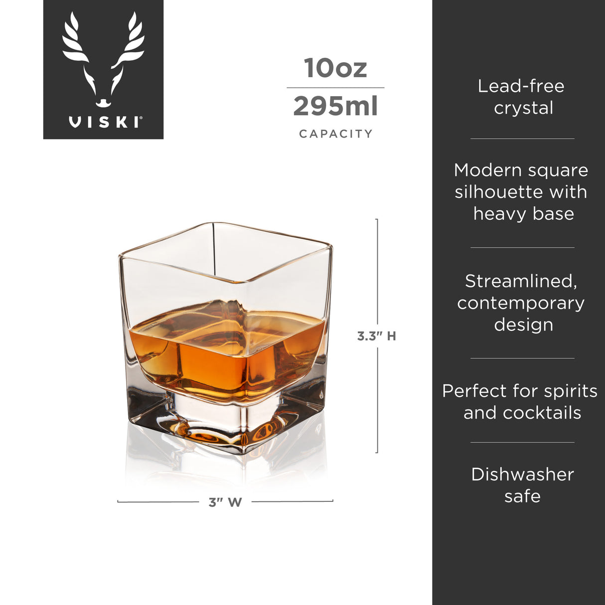 Braque crystal rocks glasses viski®