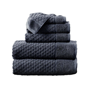 Cotton Diamond Waffle Weave Bath Towel Set - Grayson Collection