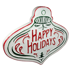 Vintage Metal Wall Sign -  Season's Greetings
