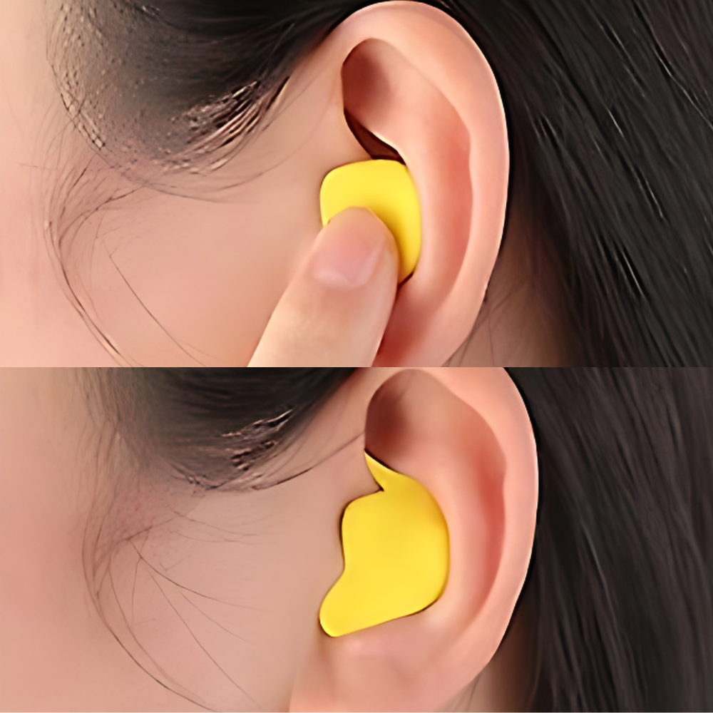 Waterproof Moldable Earplugs for Sleeping Swimming Noise Cancelling