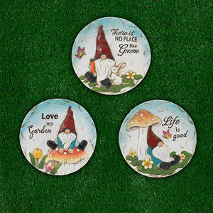 Cement Gnome Stepping Stone -