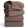 NOLA 4-Pack Turkish Cotton Hand Towels – 600 GSM Luxury Waffle Towels