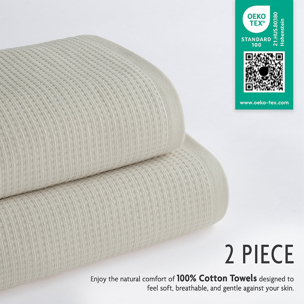 NOLA 2-Pack 100% Turkish Cotton Bath Towels – Wholesale Case Pack of 14