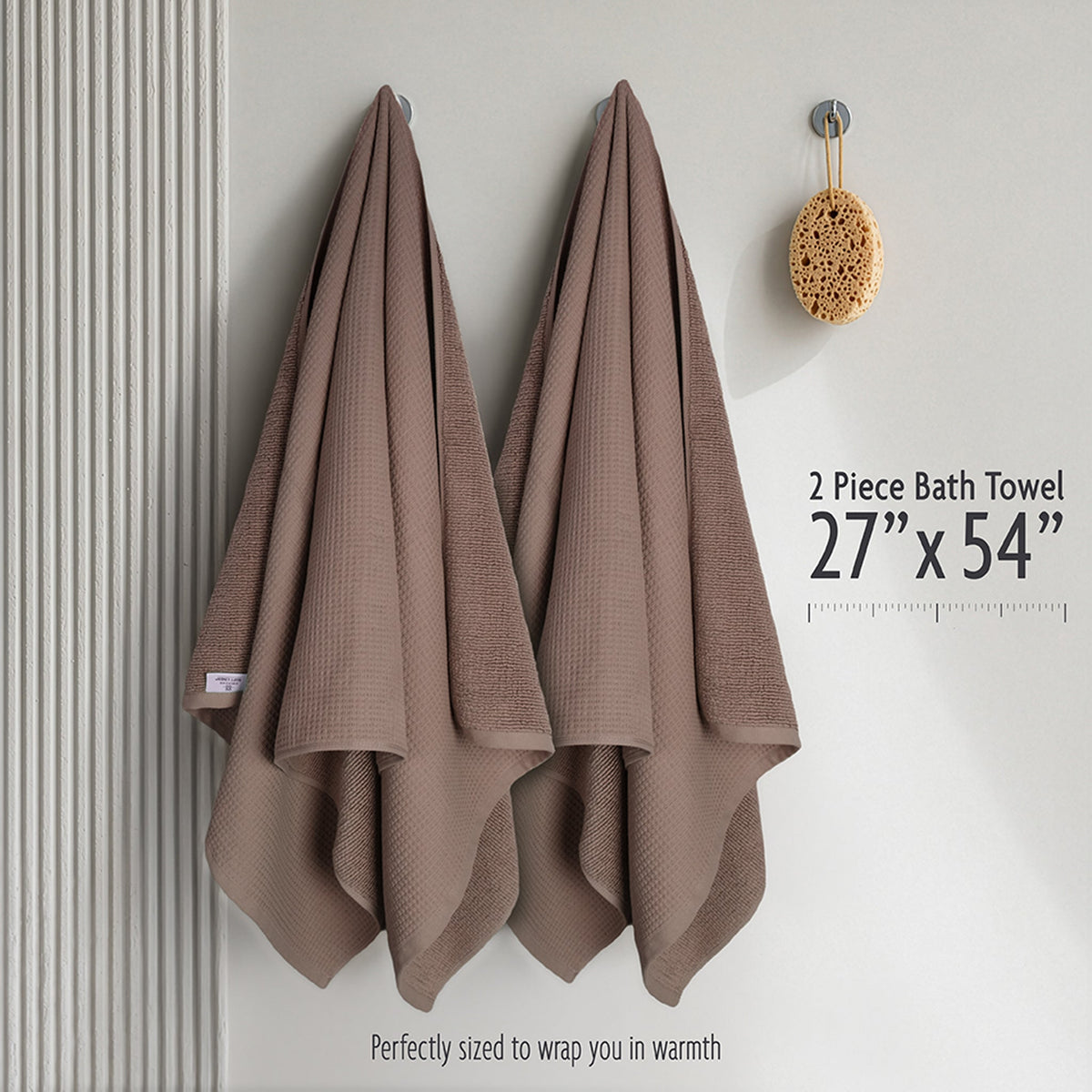 NOLA 2-Pack 100% Turkish Cotton Bath Towels – Wholesale Case Pack of 14